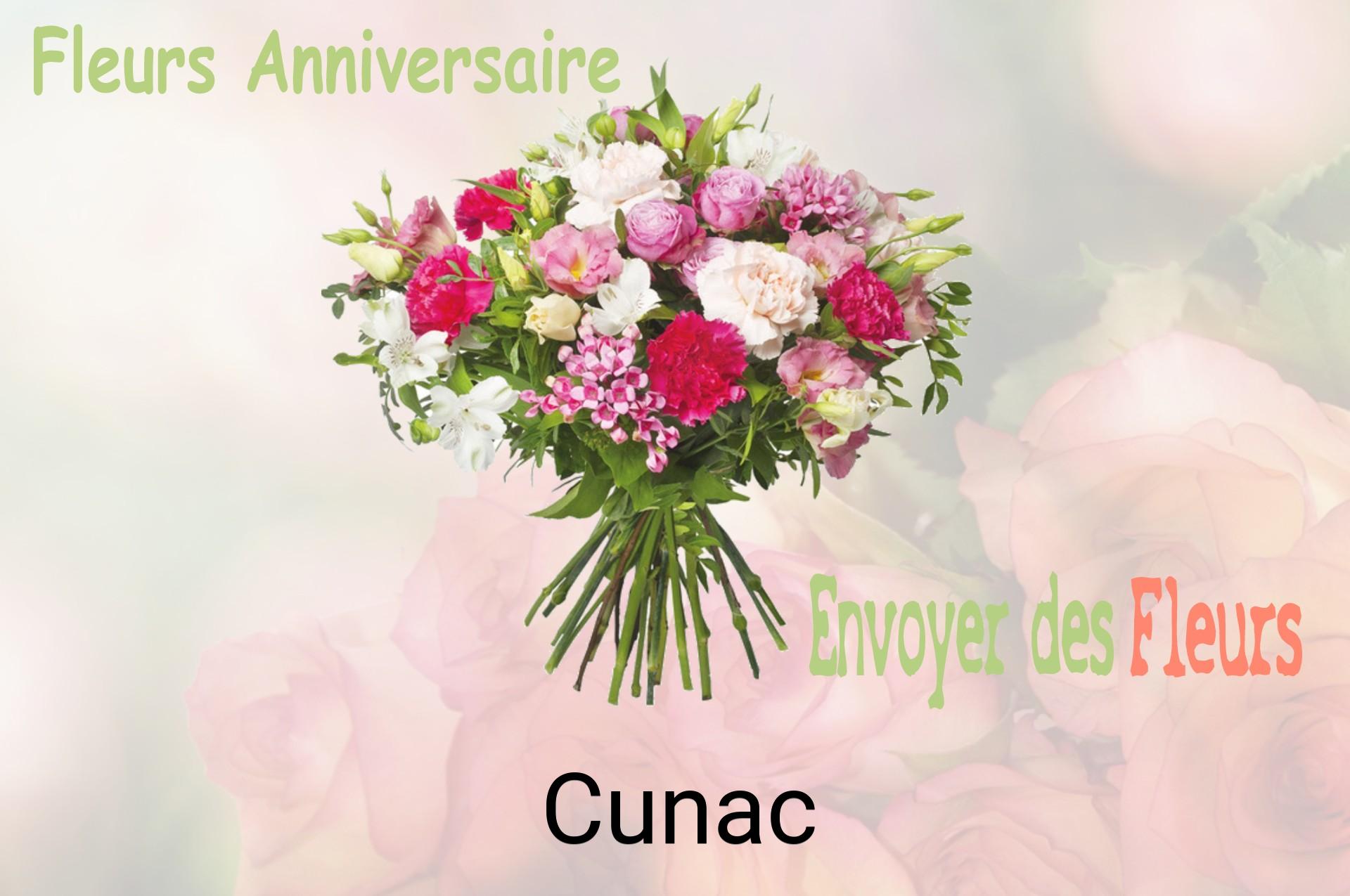 Bouquet de fleurs d’anniversaire livré à Cunac